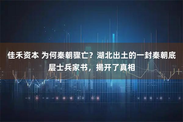 佳禾资本 为何秦朝骤亡?湖北出土的一封秦朝底层士兵家书,揭开了真相